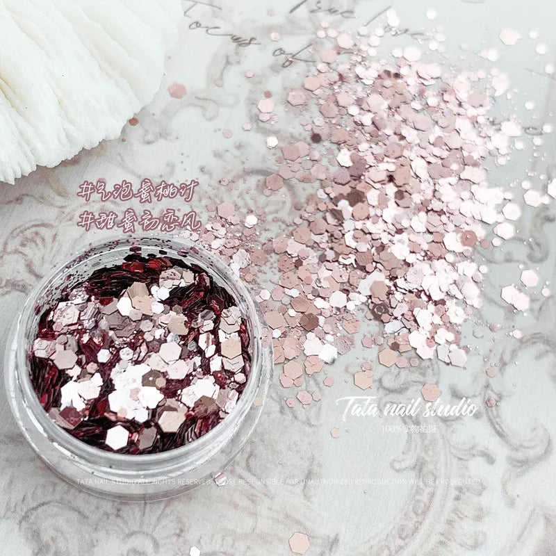 1Box Chameleon Nail Flakes Net2-3g
