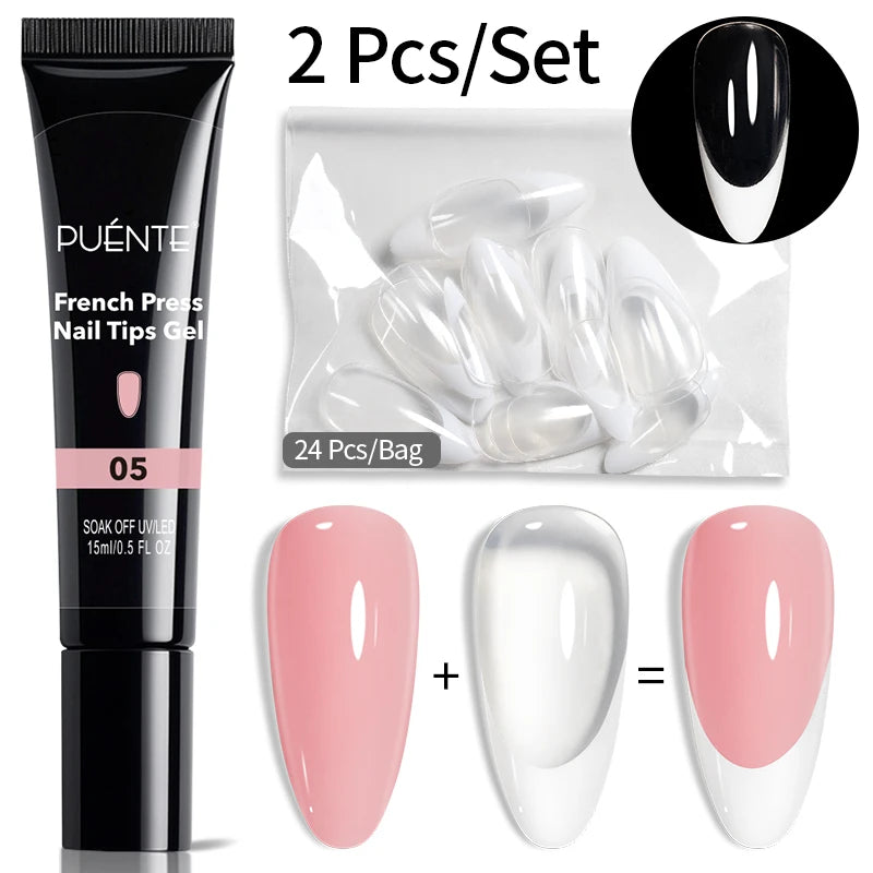 Color Quick-Build Fiberglass Base Gel Nail