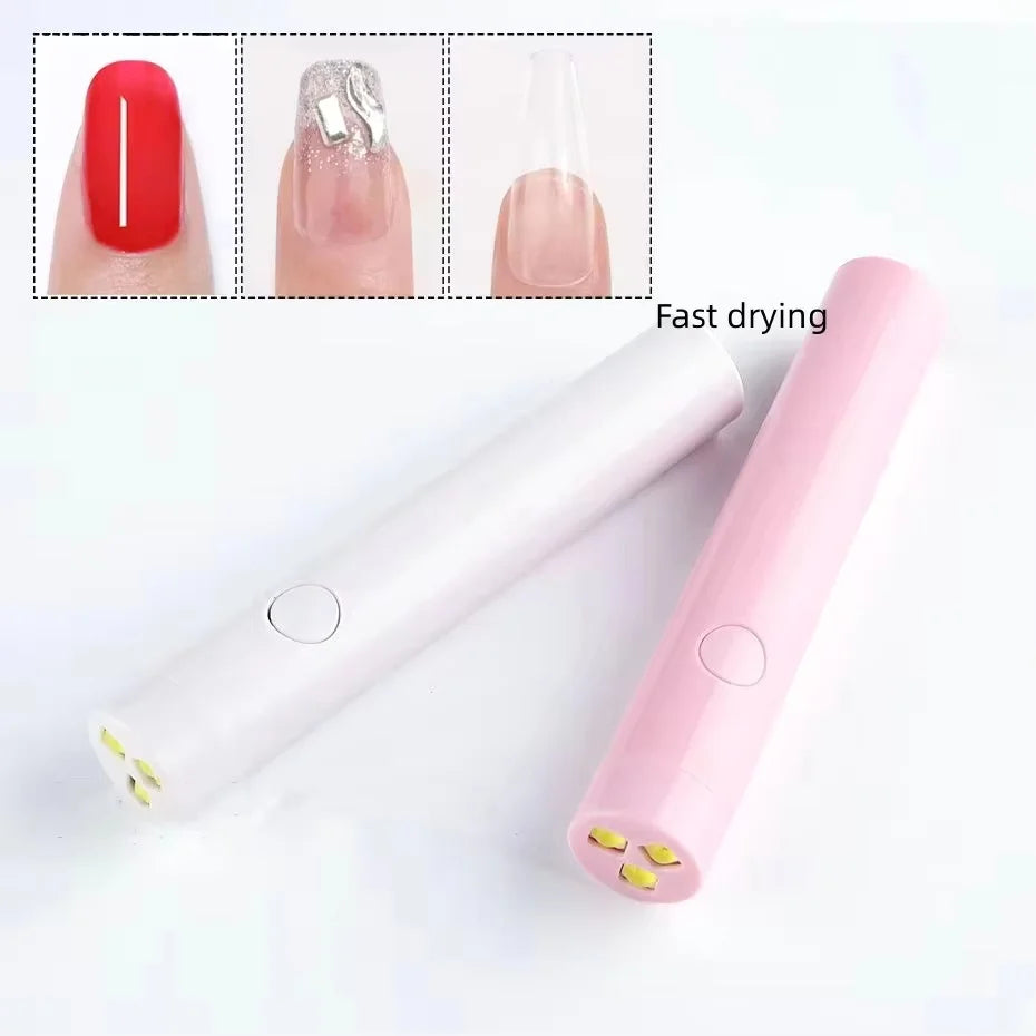 New style mini battery storage nail lamp