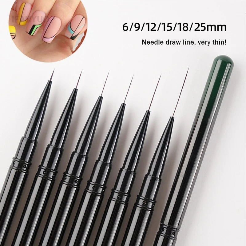 Nails Art Liner Brushes Elongated Lines Striping Drawing Painting