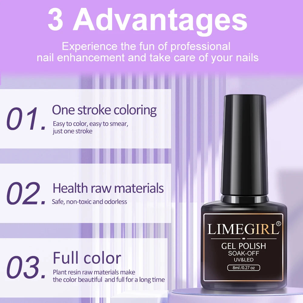 Nail Extension Kit Acrylic Gel Polish Nail with UV LED