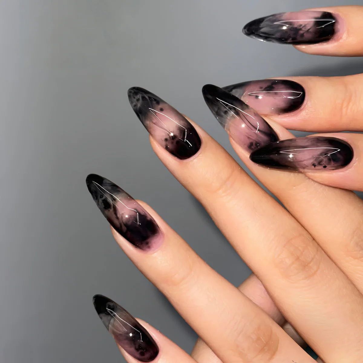 24pcs/set Medium fake nails for