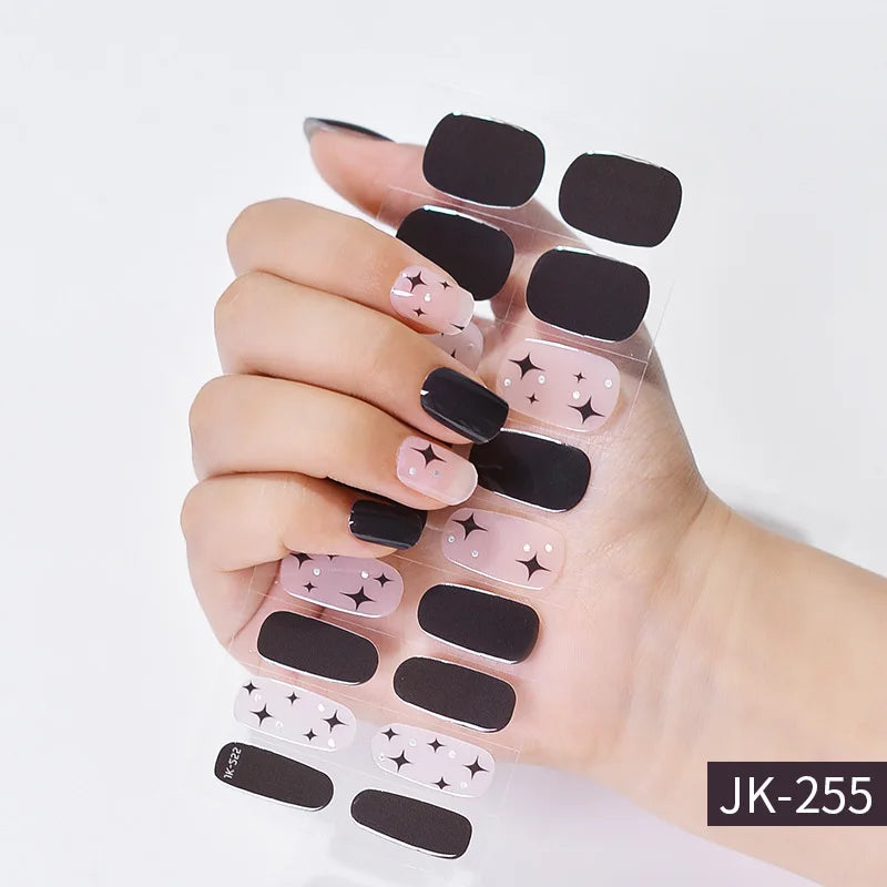 Semi-Cured Gel Nail Stickers Simple