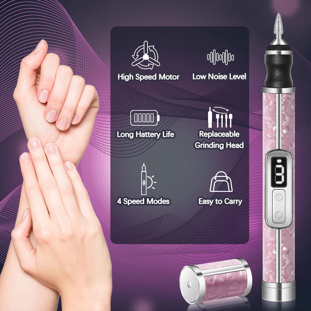 Electric Nail Drill Set Portable