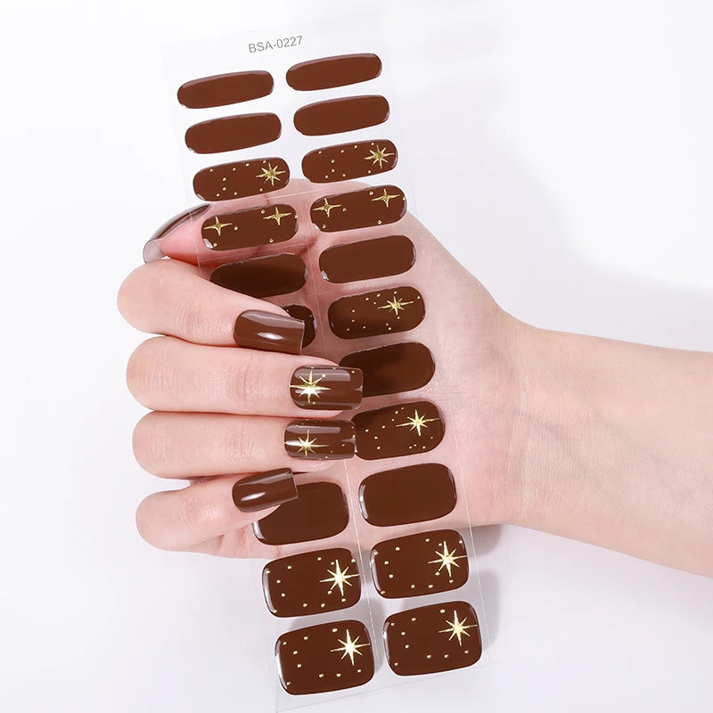 22Tips Glitter UV-Free Gel Nail Sticker